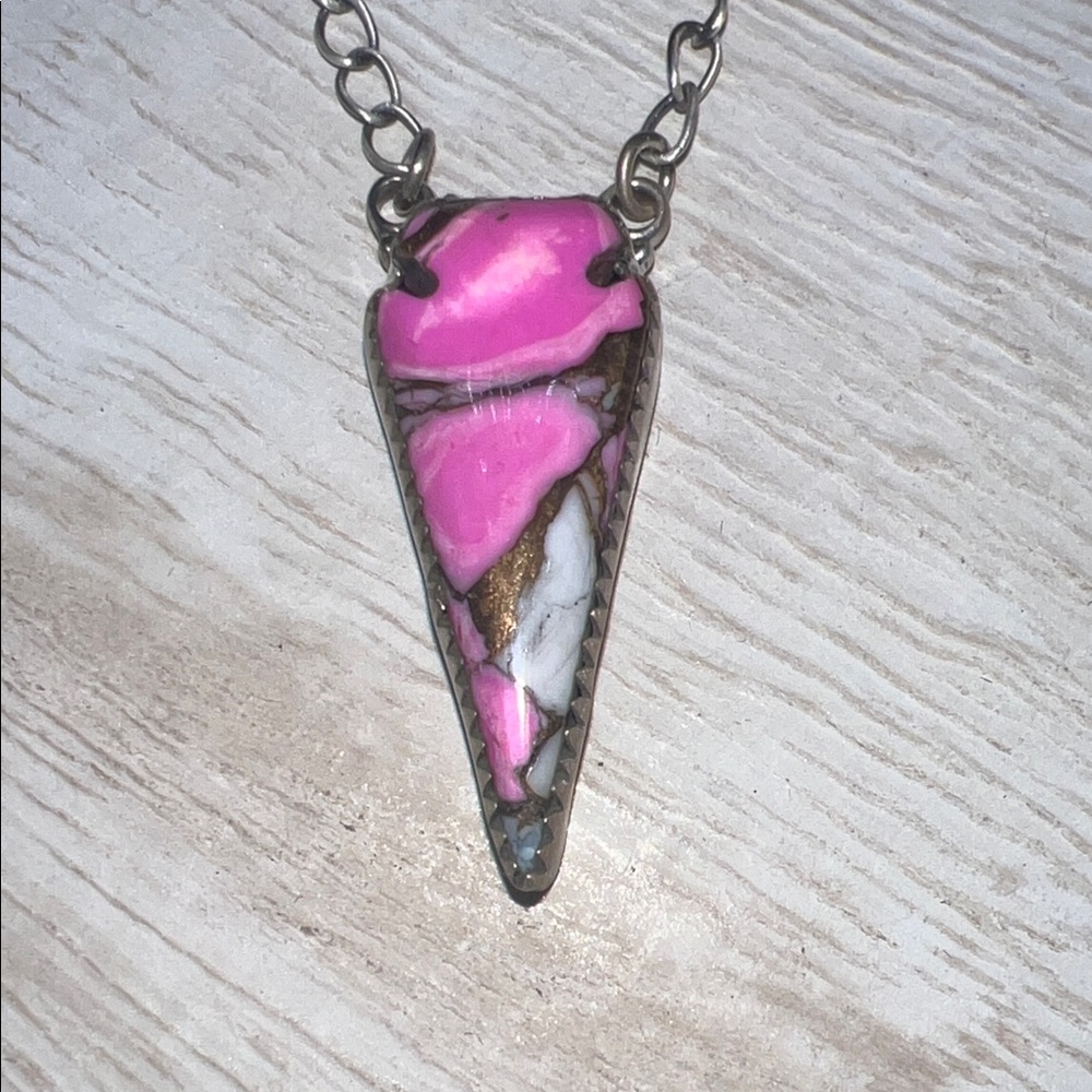 Sterling Silver 925 Turquoise Pendant Necklace